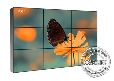 LCD Digitale Signage Videomuur met 3 X 3 de Videosplitser van het Muurcontrolemechanisme HD