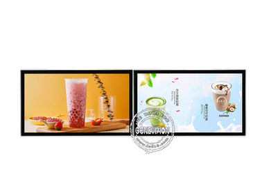 32 het“ Plafond zet Android 9 het Digitale op Signage LCD Dubbele Scherm van de Reclameschermen