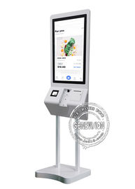 De Kiosk van de Mcdonaldself - service het Touche screen van 27 Duimandroid met POS Machineprinter Scanner