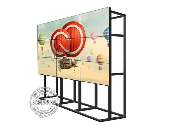 500cd/m2 4x4 55“ LCD Videomuur met Vloertribune