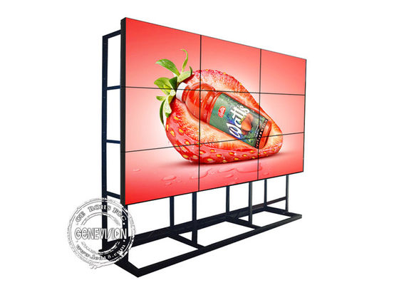 500cd/m2 4x4 55“ LCD Videomuur met Vloertribune