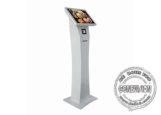 15in de Capacitieve Kiosk van de Touch screen Zelfbetaling met QR-Scanner