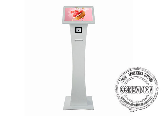 15in de Capacitieve Kiosk van de Touch screen Zelfbetaling met QR-Scanner