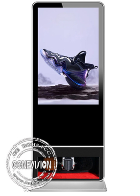 Van de de Reclamekiosk van Android LCD van het schoenenpoetsmiddel Digitale Signage Totem 55 Duim