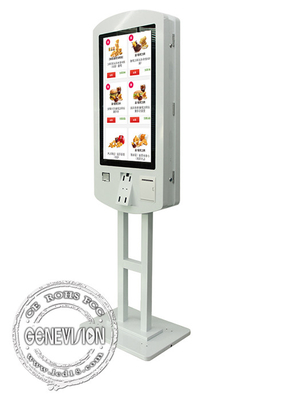 32 duim Dubbel Zijtouch screen dat Kiosk tot Self - service voor Restaurant opdracht geeft