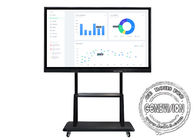 100 Inch Meeting Room Ultra HD 4K Anti Glare  450 Nits IR Interactive Touch Screen Whiteboard Display