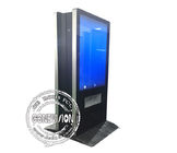 Dual Screen WiFi LCD Digital Signage 400cd/m2 With Cell Phone Charging Station