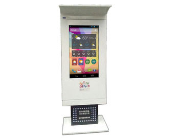 van de het Touche screenkiosk van 42 duimtft lcd Signage van Android Displayer Openlucht Digitale de informatiekiosk van Media Player