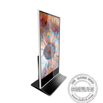 Interactieve Touch screenlcd Vloer Bevindende Kiosk in 75 Duim