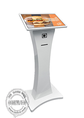 21.5 inch all-in-one geautomatiseerde zelfbediening betalingskiosk ingebouwd met thermische printer