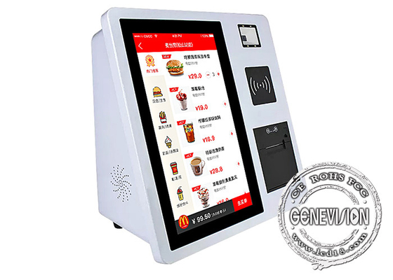 Van de de Creditcardbetaling van het 15,6 Duimtouche screen de Lijst van de de Machineself - service Status