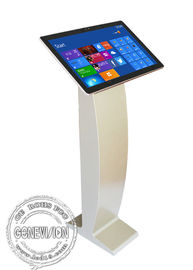 Van de het netwerk multiaanraking van de 21,5 Duimvloer bevindende de Kiosk Digitale Signage allen in één PC-venstersbesturingssysteem