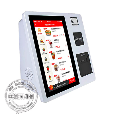 Eten bestellen Ticket afdrukken Touchscreen Kiosk voor markten Restaurants Zelfbediening