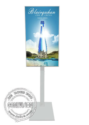 1000 - Het Venster Hoge Helderheid 6mm Smalle Digitale Signage 4K LCD van de 2500 Netenwinkel van Vattingswifi
