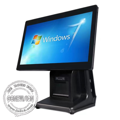 Betaling Retail Shop POS touch Monitor QR-code en printer voor zelfbediening
