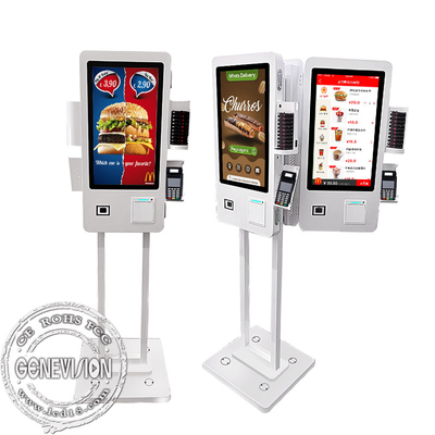 Wifilcd Digitale Signage Self - service met het Opdracht geven van Betalings tot Aftasten Analytics
