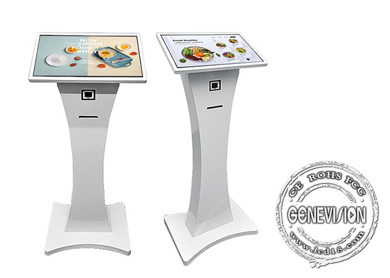 21,5-inch touchscreen Restaurant Zelfbediening Bestellen Kiosk Digitale factuur Betaling Kassamachine Vloerstandaard