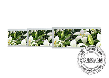 De witte Super Brede 1920*540-Muur zet Uitgerekte Lcd de Bar van de de Helftbesnoeiing van de het Schermvertoning Reclame op