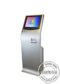 Slanke Touch screenkiosk Vrije Status, allen in met Comité het Scherm en Thermische Printer Self-Service Machine