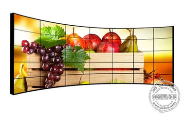 49“ 55“ 65“ het 4*4 gebogen LCD videomuur/500 neten lcd de muur grote scherm van paneeltv