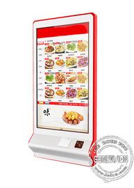 32inch de automatische het Bestel- Kiosk van de het Touche screenbetaling van de Machineself - service voor Snel Voedselrestaurant met Kaartlezer