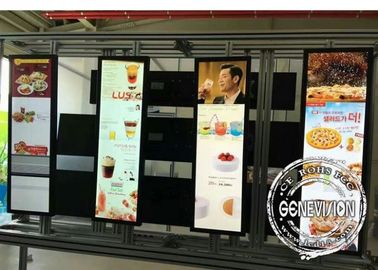DP-de Verbindings23.2inch Supermarkt rekte LCD Vertonings Videomuur, Speler van de de Helderheidsbar van Android de Hoge uit