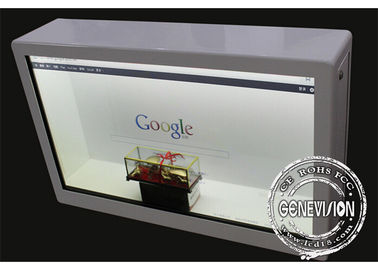 De Doos van de de Afstandsbediening Transparant Vertoning van 55 Duimandroid Flexibel Reclamemateriaal