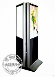 65inch dubbele Zijlcd het Scherm van de de Videospelerkiosk van het Reclameteken Digitale Signage met Verre het Leiden Software