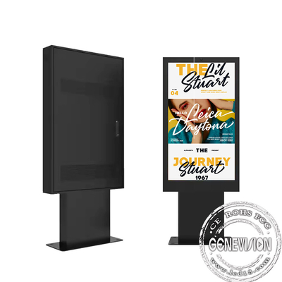 Staand Hoog helderheids display voor buitenwereld advertenties in 43-65 inch