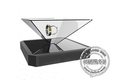 Omgekeerde de Showcasehd Android Wifi Hologram van de Driehoeks 3D Holografische Vertoning Reclame