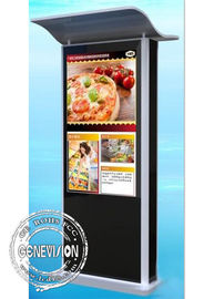 IP65 het Touche screenkiosk 2500 van 43 duimandroid van de het Dakbescherming van netenverkeersteken de Maniervinder