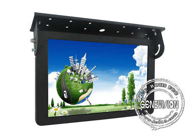 van de Bustv van 21.5inch 1080p van het Schermandroid 3G/4G GPS Wifi de Stroom Digitale Signage het Draagbare Levende steunsynchronisatie Tonen