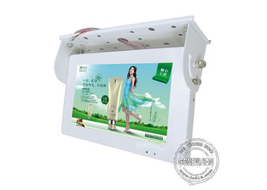 Het witte Signage van de Kleurenbus Digitale Vertoning/Android-Systeemlcd Advertentiescherm met 4G-Module