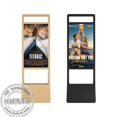 Vloer staan twee zijden Addervtising Display Support 43 inch 49 inch 55 inch