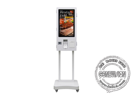 24 inch Android menu scherm All in One Pos Machine Bestellen van voedsel Restaurant Self Service Kiosk