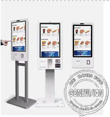 Geavanceerde interactieve betaalkiosk met logo QR scanner en 10-punts PCAP touchscreen