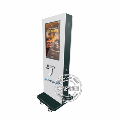 Buiten digitale 32 inch all-in-one betaalmachine met QR-code scanner en thermische printer
