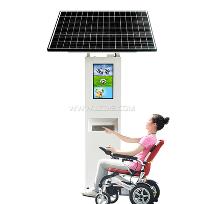22 inch Solar Powered Outdoor Digital Signage met Steel Keyboard