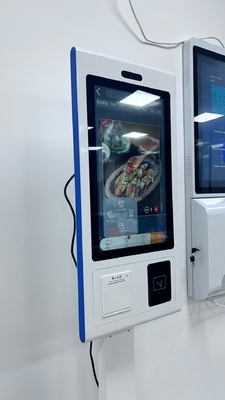 27 inch WiFi Wall Mount Self Service Payment Kiosk In PC of Android aangepaste kleur