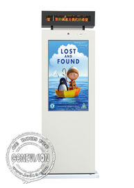 4K Signage van de 86 DuimBushalte ultra Heldere Waterdichte Digitale Openluchtlcd Kiosk