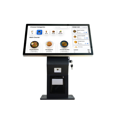 21.5 inch Desktop Capacitive Touch Screen Zelfservice Automatische bestelkiosk