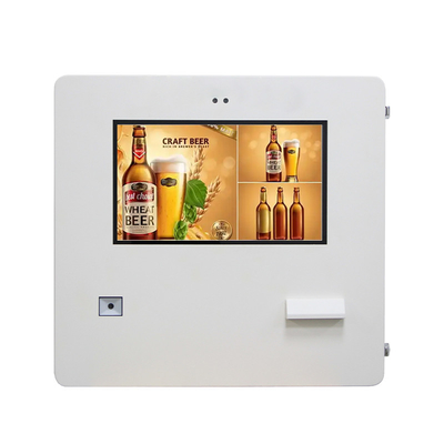 Muurmontage 21,5 inch Landschap bestellen Betaalkiosk Met Android systeem Waterdicht Ip 65
