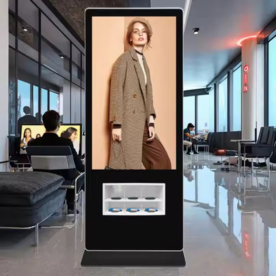 55 inch mobiele telefoon oplaadkiosk mobiele telefoons opladen lcd digitale signage