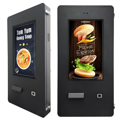 24 inch zelfbediening Touch Payment Kiosk Met Outdoor Bestellen Tickets Software System