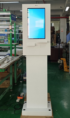 24 inch Intel i3 Standing Streamline Self-Service Kiosk met printer voor transacties in de buitenlucht