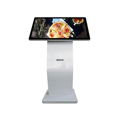 21.5' Android Touch Screen Kiosk - Interactief digitaal signage display met ingebouwde printer, vloer staande commerciële speler