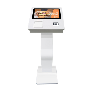 15.6 inch vloerstand capacitieve touchscreen zelfbediening betalingskiosk