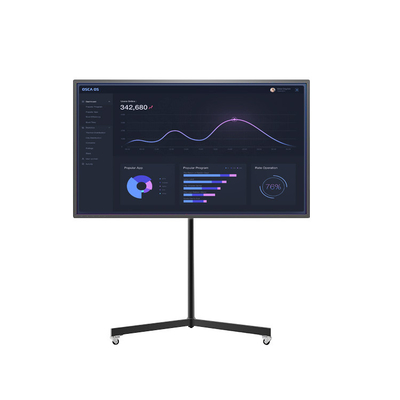 55-inch/65-inch Smart Interactive Whiteboard System op de vloer met mobiel leermandje