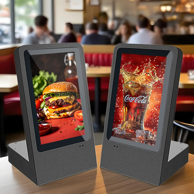 L-vorm 10,1 inch Super Slim LCD Touch Screen Kiosk Tafel Advertentie Display Voor detailhandel