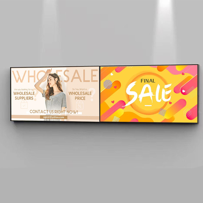 32~55 inch Super Slim wifi Loop LCD Video Wall 1000nit Splice voor winkelcentra Wayfinding Digital Signage Screen Wall
